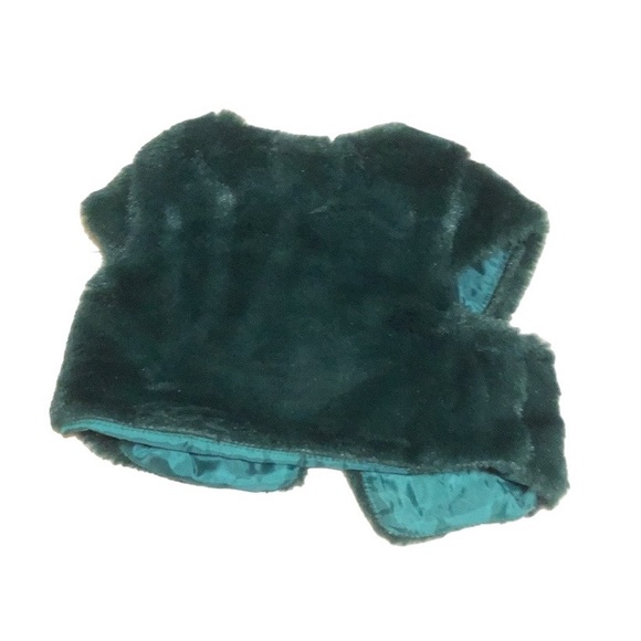 Biscotti•Green Faux Fur Vest - Picture 2 of 7